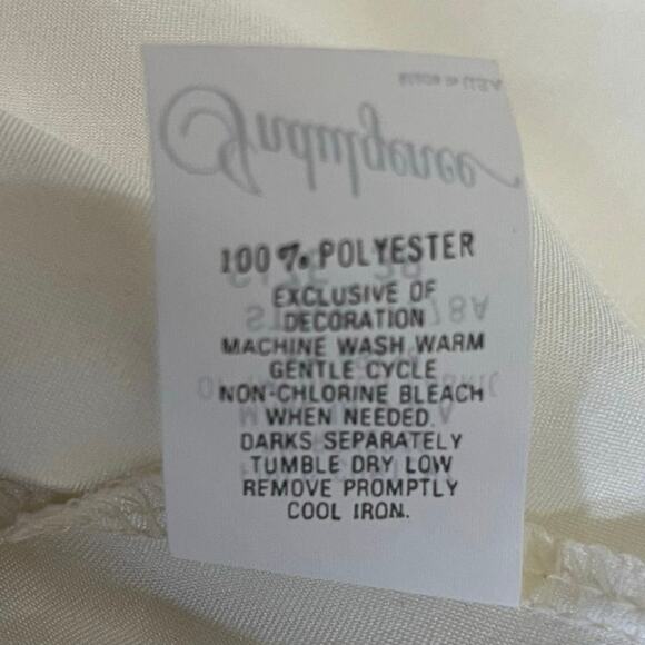 Vintage Indulgence Cream Silky Spaghetti Strap Tank Top Lingerie Lace Size S XS - Picture 4 of 8